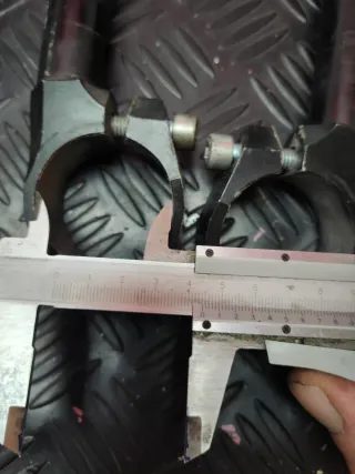 Semi manillares moto carretera negros