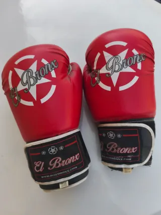 Guantes de boxeo 2 de 14 onzas y 1 de 10 onzas