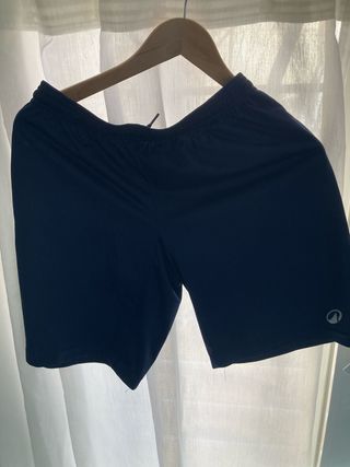 Camiseta y pantalón fútbol niño Kipsta azul