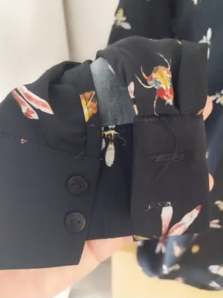 Camicia H&M fantasia insetti TG 46