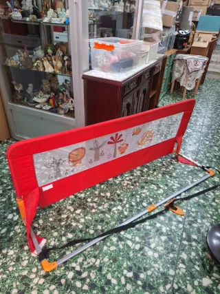 Barrera de Cama Infantil Roja