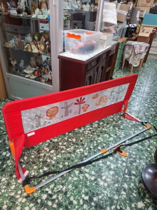 Barrera de Cama Infantil Roja