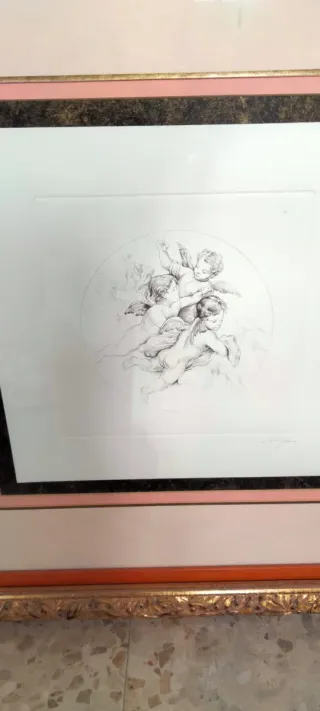 Grabado Josep Verdaguer Ángeles