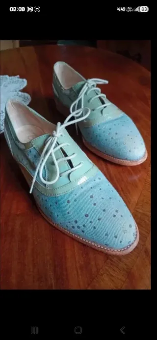 Scarpe donna inglesine jeans strass Made Italy