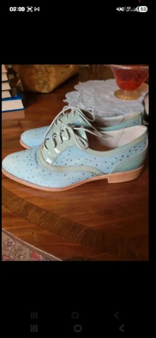 Scarpe donna inglesine jeans strass Made Italy