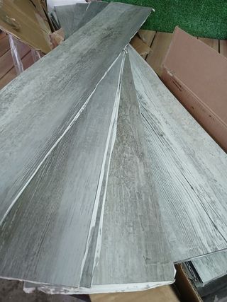 Suelo PVC gris - Laminas autoadhesivas