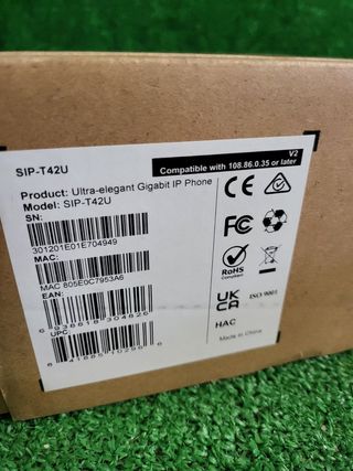 Teléfono IP Yealink SIP-T42U PoE