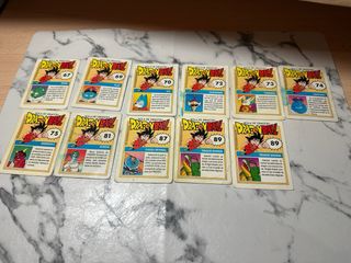 47 Cartas Dragon Ball (años 80)