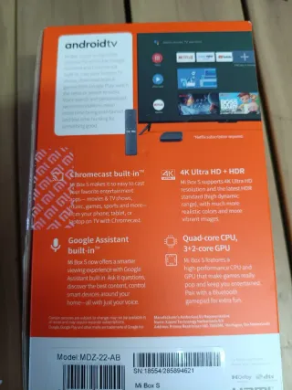 Xiaomi MI TV Box S - Reproductor Streaming en 4K