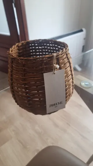 Cesto Zara Home em vime