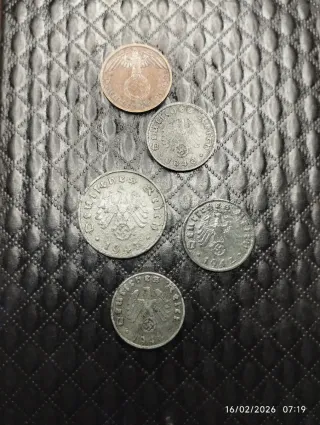 Monedas antiguas alemanas (1939-1944)