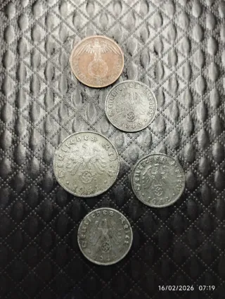 Monedas antiguas alemanas (1939-1944)