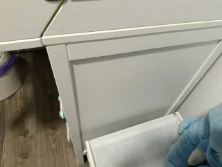 Mueble cambiador bebé blanco