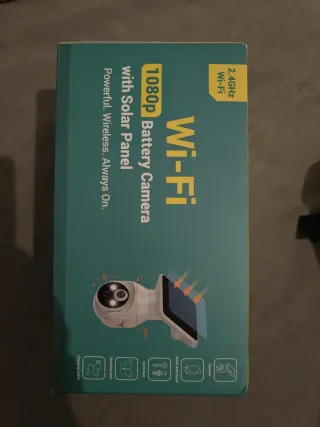 Cámara Wi-Fi 1080p con Panel Solar