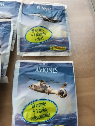 Cromos Panini. Colección Aviación