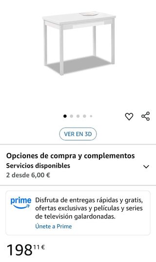 ASTIMESA - Mesa de Cocina Extensible 100x60 blanco