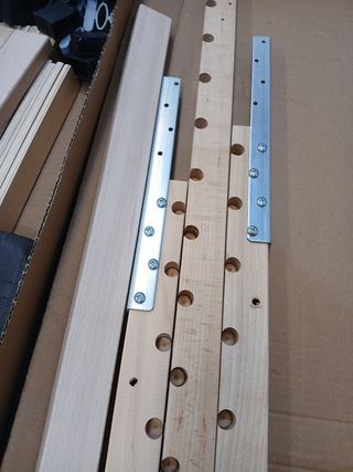 vidaXL Somier de láminas sin colchón con 100x200