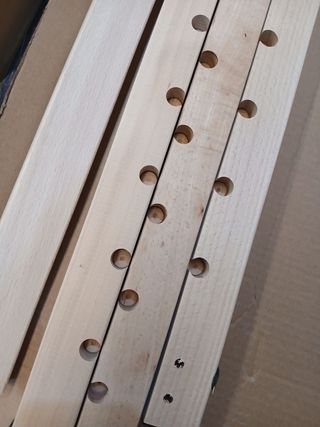 vidaXL Somier de láminas sin colchón con 100x200