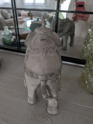 Decorazione elefante in pietra Maison du Monde