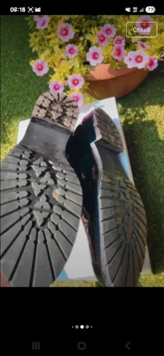 Scarpe Via Maestra donna vernice nere made italy