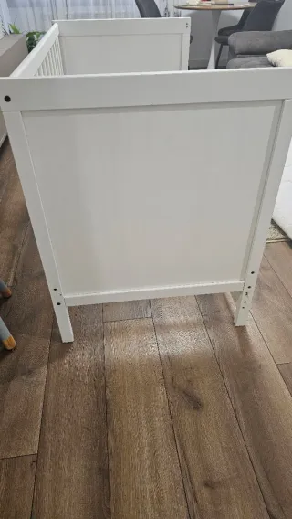 Cuna blanca 60x120 con colecho