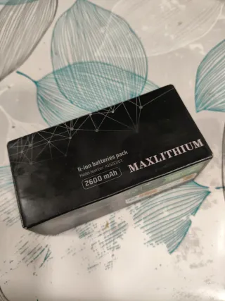 Batería MAXLITHIUM 2600 mAh
