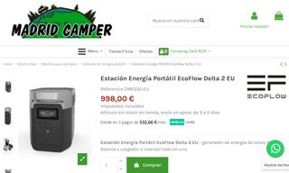 Estación Energía Portátil EcoFlow Delta