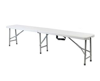 2 Bancos Plegables Resina New Koln 180x74x74 cm