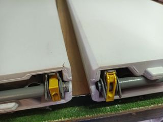 2 Bancos Plegables Resina New Koln 180x74x74 cm