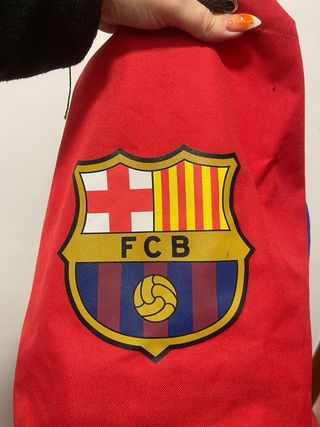 Mochila FC Barcelona Retro Roja y Azul