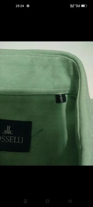 Camisa Bosselli Verde Hombre