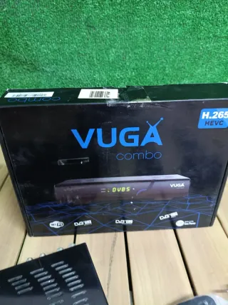 Receptor Satélite Vuga H265 HD Combo WiFi
