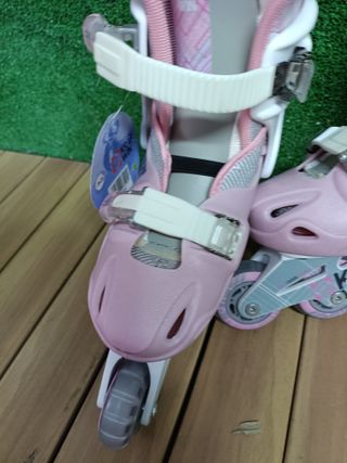 Krafwin Supreme Style - Patines Ajustables para niña, Color Amarillo