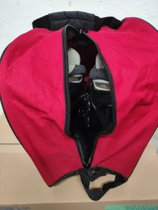 Bolsa para botas de esquí roja