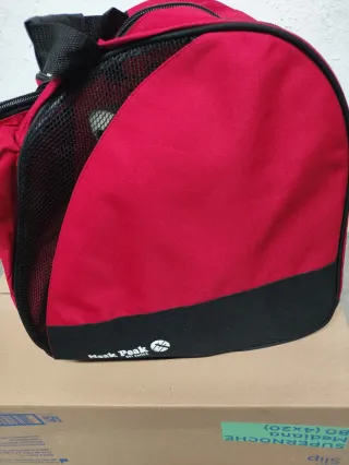 Bolsa para botas de esquí roja