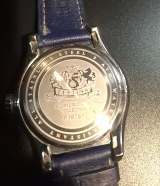 Reloj Festina Cronógrafo Azul y Plateado