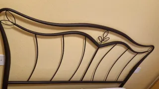 Cama articulada manual con colchón