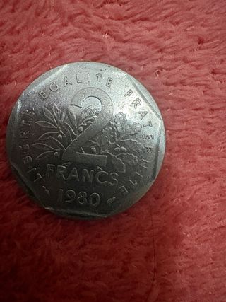 Moneda 2 Francos 1980