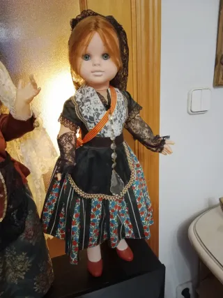 Muñecas regionales antiguas 60 cm