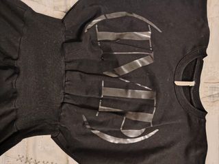 Vestito donna cotone nero taglia M