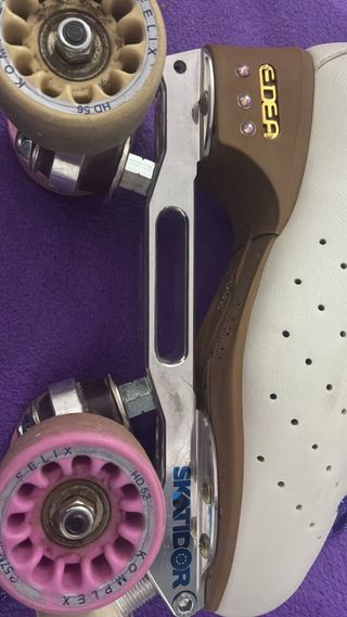 Pattini a rotelle bianchi Edea Q