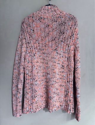 Jersey jaspeado mujer cremallera