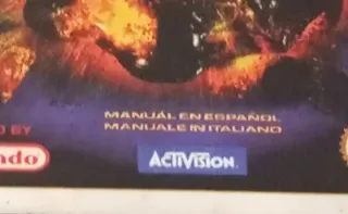 ASTEROIDS GAME BOY COLOR PEGATINA ORIGINAL ESP ITA