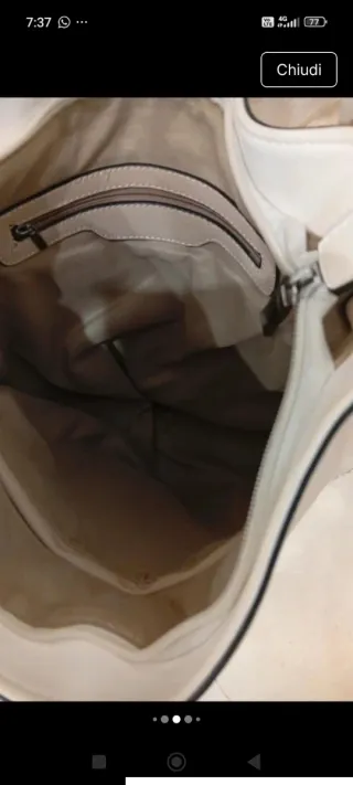 Borsa Hobo Beige Nuova