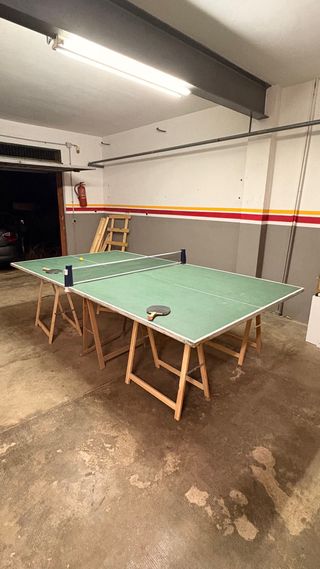 Mesa Ping Pong Casera Plegable