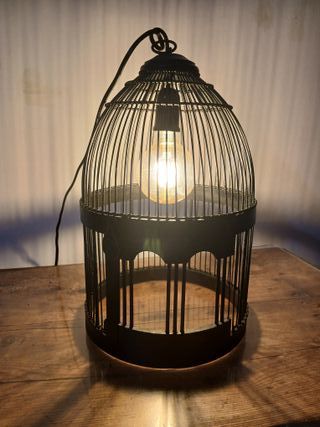 Lámpara jaula
