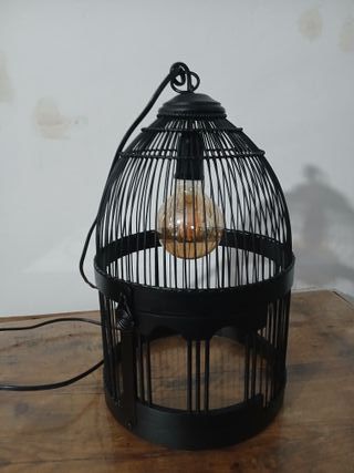 Lámpara jaula