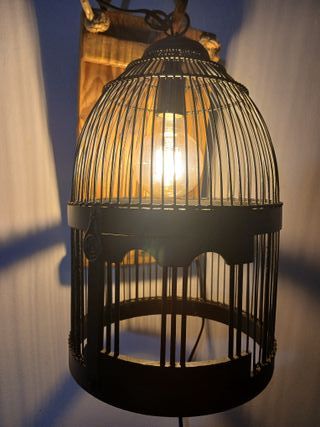 Lámpara jaula