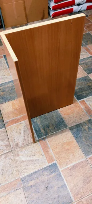 Soporte para tapa de escritorio madera