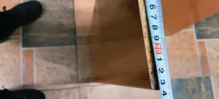 Soporte para tapa de escritorio madera